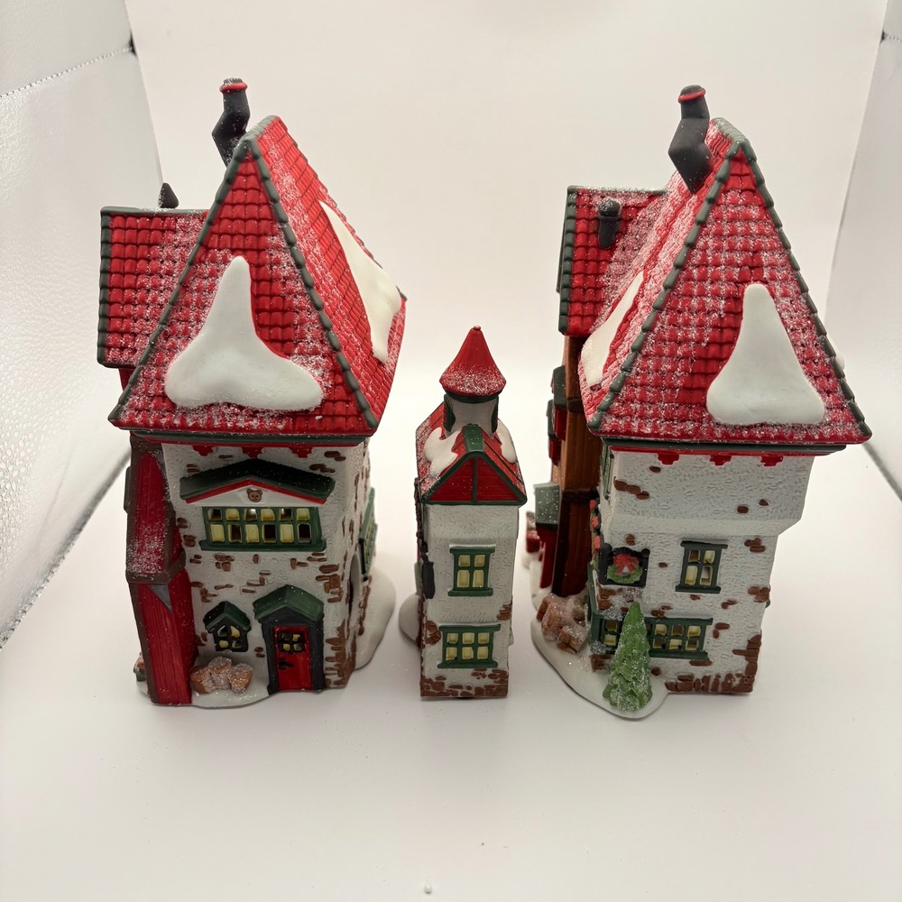 Department 56 North Pole Dolls & Santas Bear Works Village Missing Flag - Picture 4 of 9